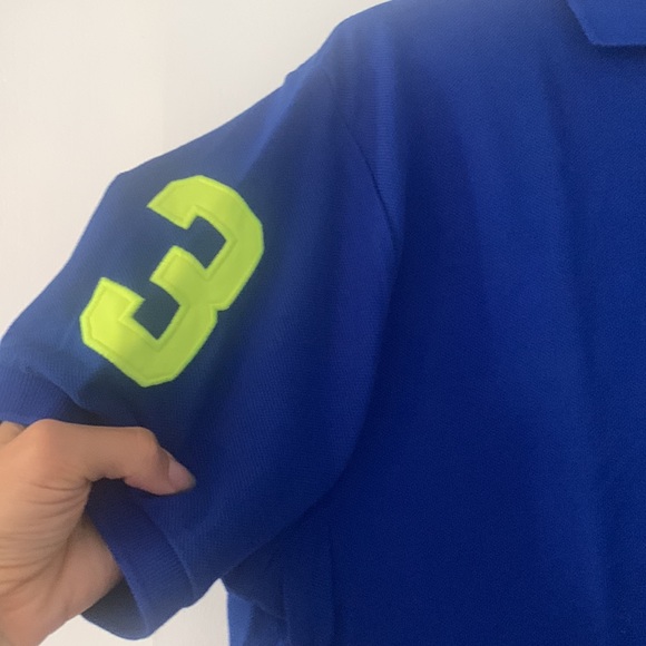 Ralph Lauren Mens blue polo - Picture 3 of 5